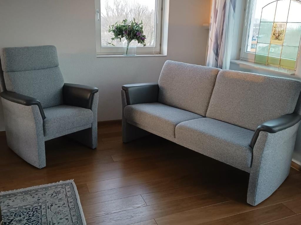 Neo-Style Talo 2,5-zits bank en hoge fauteuil | Nieuwstaat, Ophalen, Overige maten, Minder dan 75 cm, 150 tot 200 cm