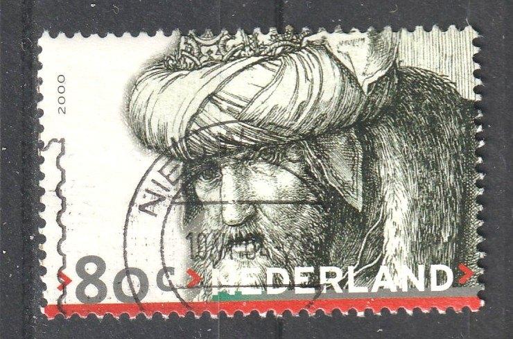 nvph 1901 Rijksmuseum 2000, Verzenden, Na 1940, Gestempeld