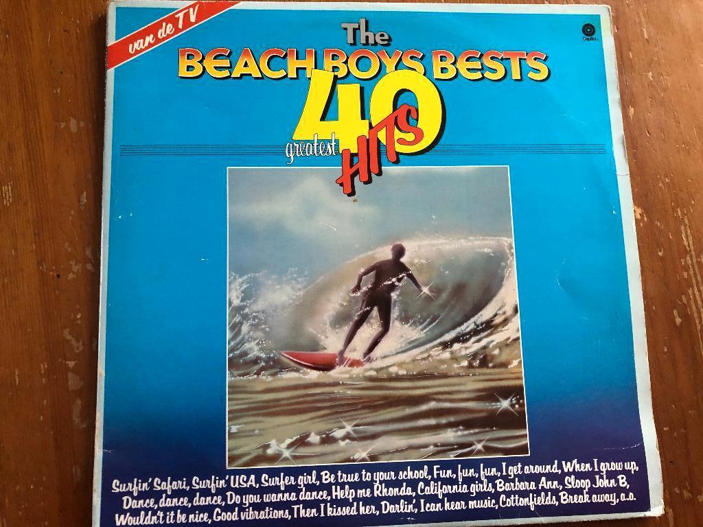 the BEACH BOYS  40 HITS  dus  2LP´S, Cd's en Dvd's, Ophalen of Verzenden, 1960 tot 1980, Zo goed als nieuw, 12 inch