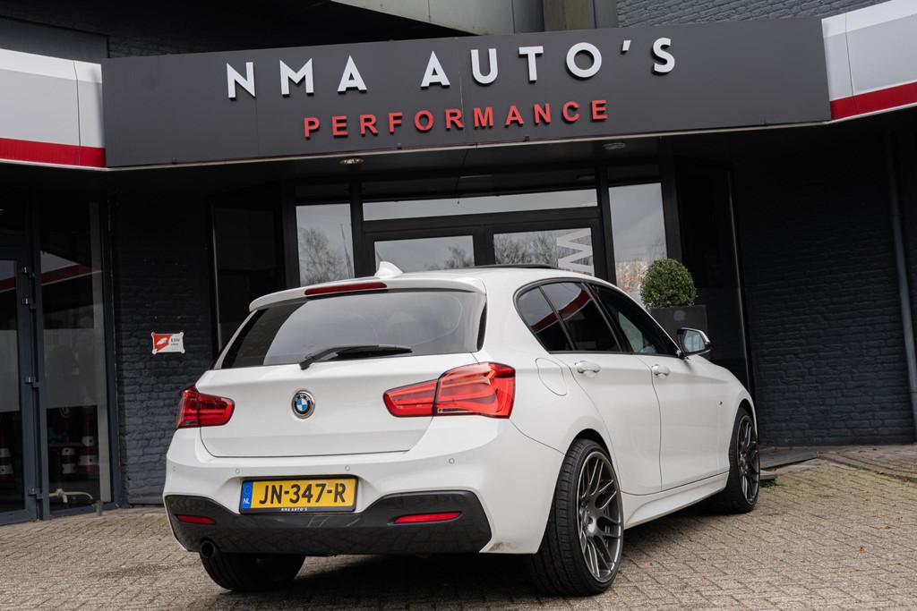 BMW 1-serie 120i M Sport PANO / KEYLESS / FACELIFT / STOELVE, Auto's, Achterwielaandrijving, 4 cilinders, Wit, 177 pk