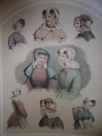 Klederdracht Bing & Braet. Noord-Holland. Mutsen , Oorijzers, Ophalen of Verzenden