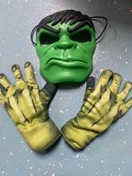 De Hulk masker en handschoenen, Ophalen of Verzenden, Zo goed als nieuw, Jongen of Meisje
