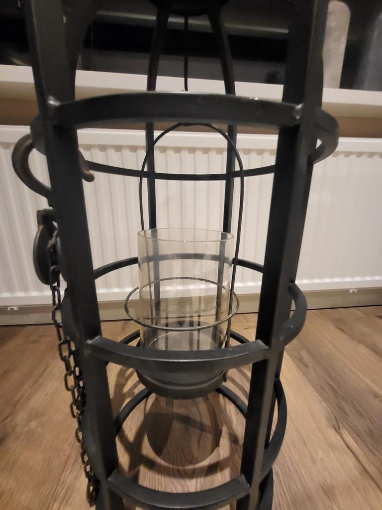 Stijlvol windlicht/lantaarn voor binnen en buiten, Ophalen of Verzenden, Gebruikt
