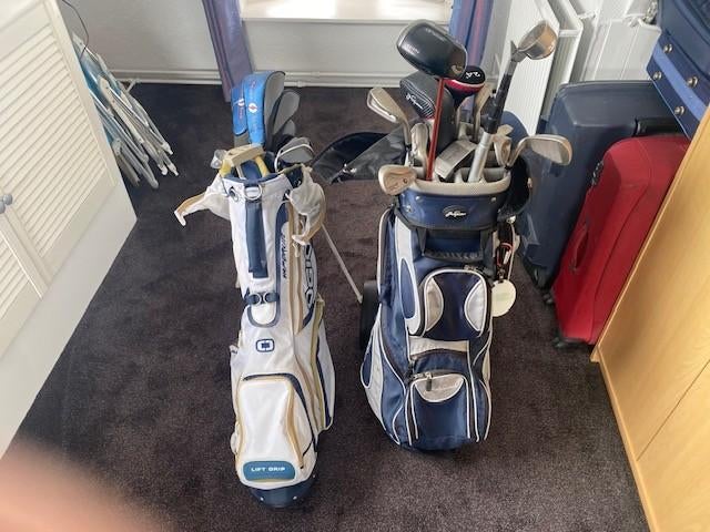 golf clubs Ogio, 11 clubs, incl. roller, kleur wit, Ophalen of Verzenden, Gebruikt, Overige merken