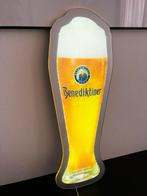 Benediktiner Bier Lamp - Unieke Decoratie, Ophalen of Verzenden, Zo goed als nieuw, Reclamebord, Plaat of Schild, Overige merken
