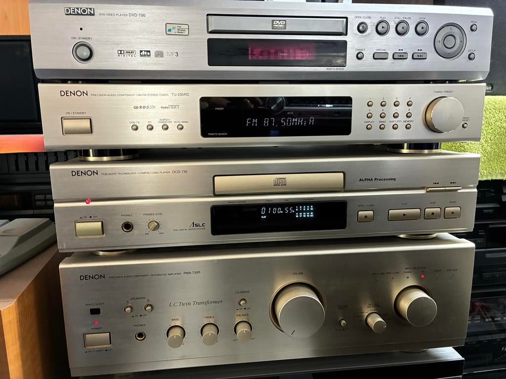 Complete Denon Stereoset - DVD, Tuner, CD, Versterker, Ophalen, Denon, Losse componenten, Zo goed als nieuw