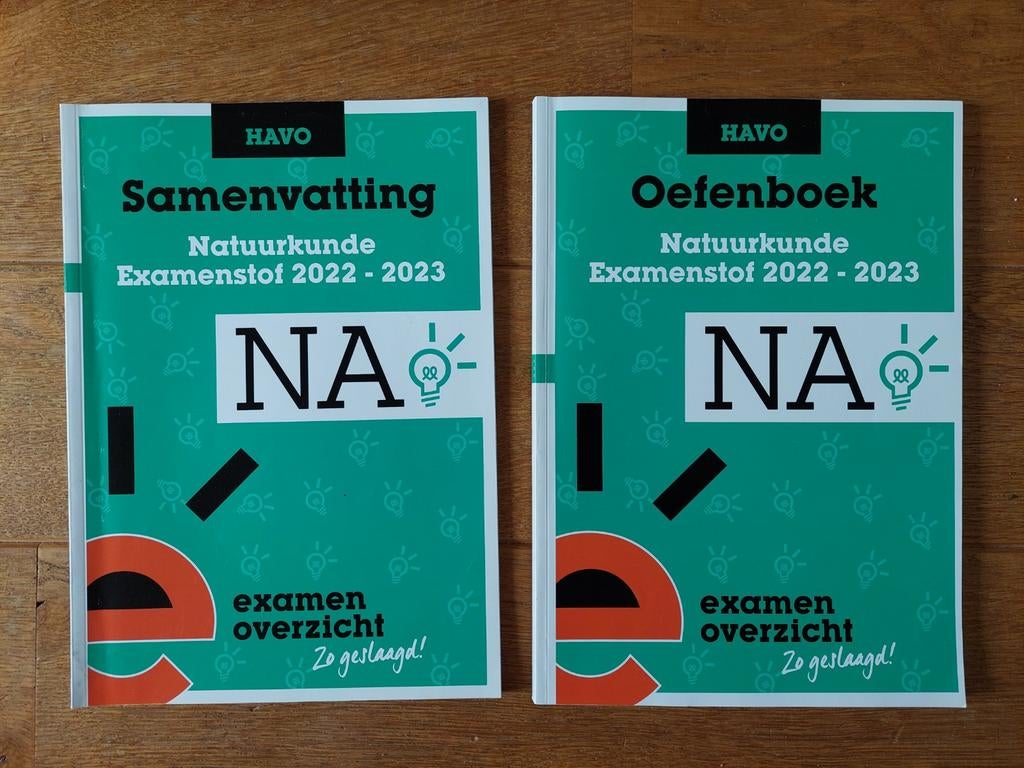 Samenvatting en oefenboek Natuurkunde HAVO ExamenOverzicht, Natuurkunde, HAVO, Ophalen of Verzenden, ExamenOverzicht