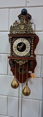 Zaanse klok | loopt goed | koperen gewichten, Ophalen