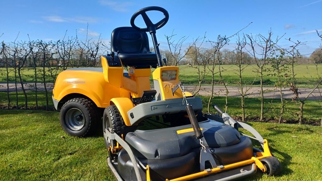 Nette stiga frontmaaier zitmaaier met stuurbekrachtiging, STIGA, Ophalen of Verzenden, Zo goed als nieuw, Mulchfunctie