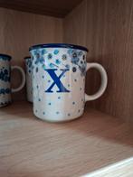 Nieuwe letter mok X van Bunzlau Castle., Keramiek, Nieuw, Ophalen of Verzenden, Overige stijlen