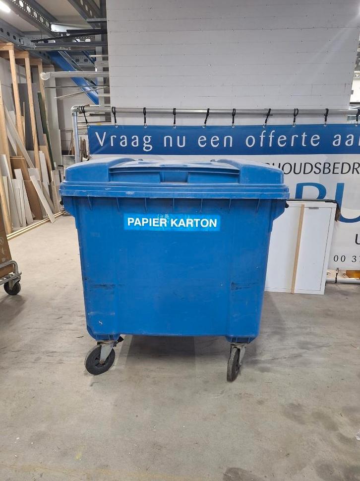 Papier/karton container, Doe-het-zelf en Verbouw, Containers, Ophalen