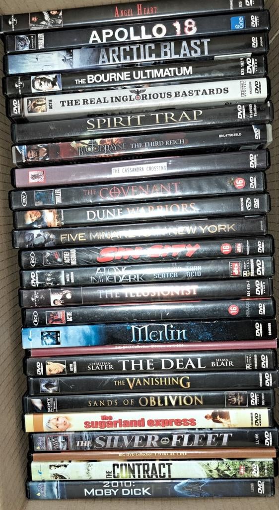 25 DVD'S in diverse categorieën, Alle leeftijden, Ophalen of Verzenden, Zo goed als nieuw, Overige gebieden