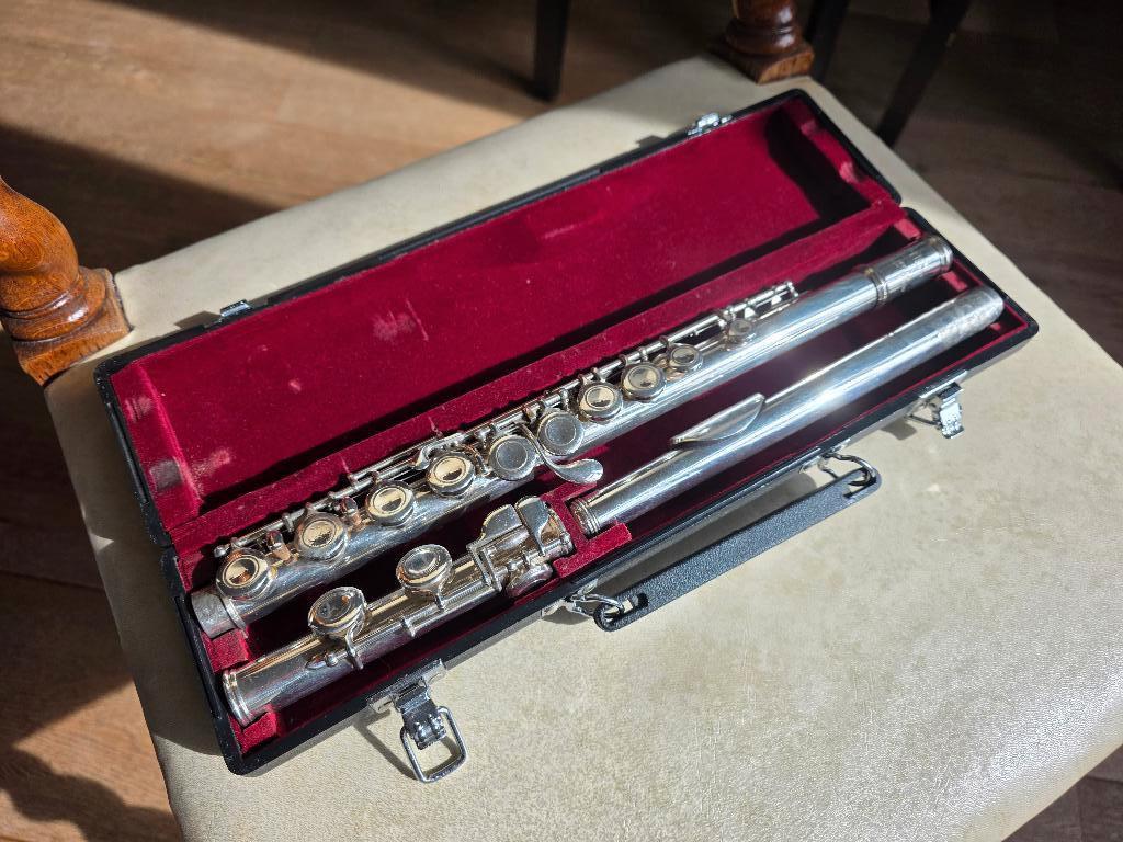 Dwarsfluit Jupiter 511E voor beginner, Ophalen, Gebruikt, Dwarsfluit, Met koffer of tas