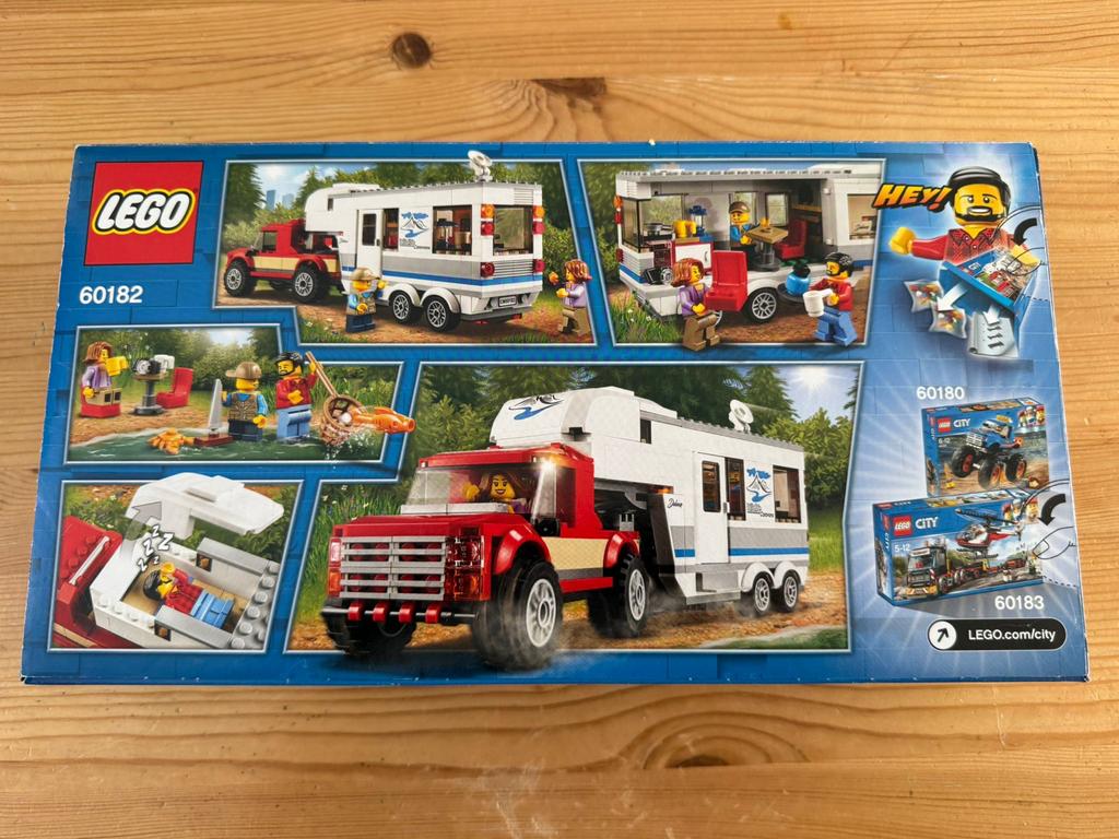 Lego City 60182 Pick-up & Caravan - Nieuw in doos, Kinderen en Baby's, Speelgoed | Duplo en Lego, Ophalen, City, Lego, Nieuw