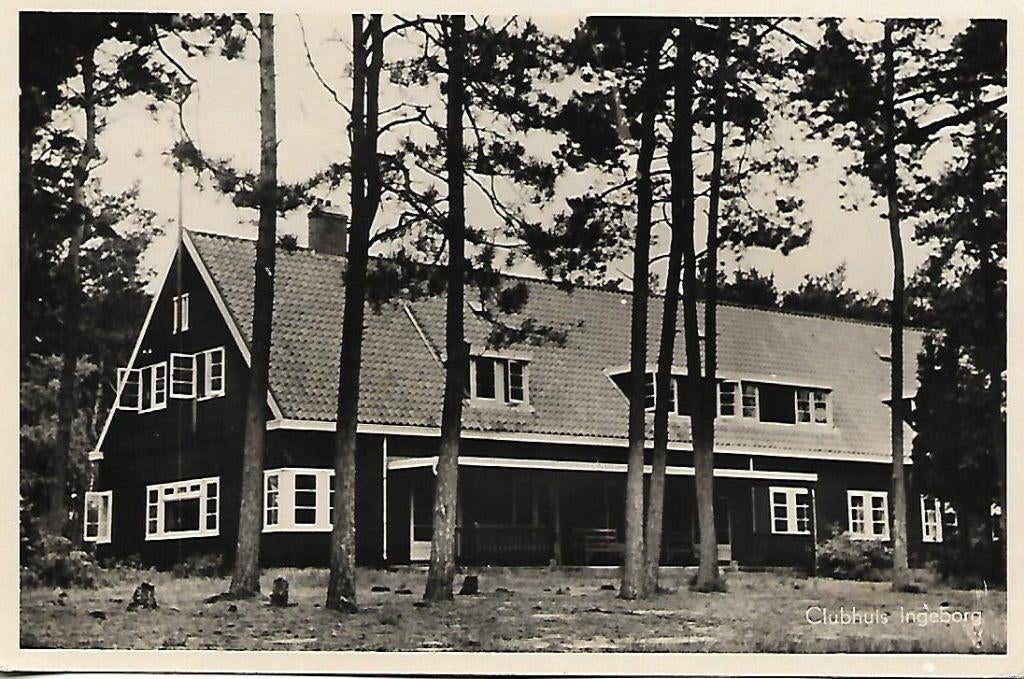 Leusden- -Clubhuis Ingeborg., Verzenden, 1940 tot 1960, Gelopen, Utrecht
