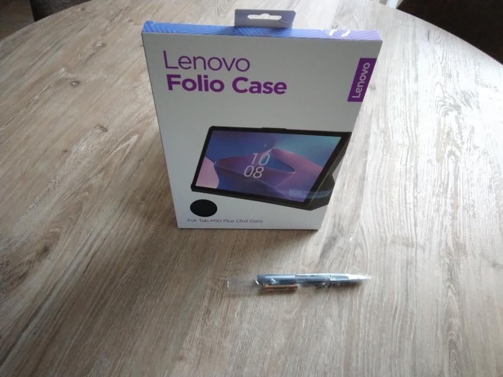 Lenovo Folio Case voor Tab M10 Plus (3rd Gen) + Smart Pen, 10 inch, Nieuw, Bescherming voor- en achterkant, Ophalen of Verzenden