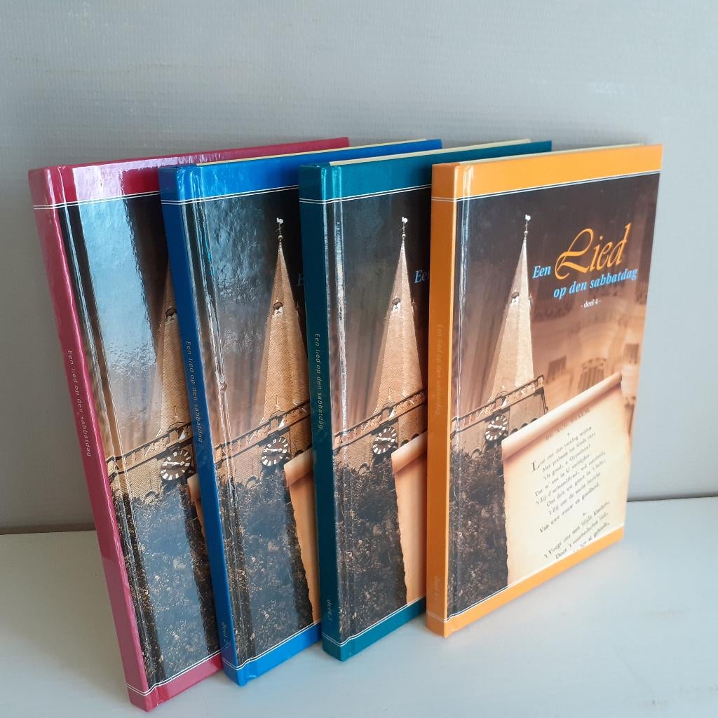 Een lied op den Sabbatdag - deel 1,2,3,4,5. € 1,- per stuk., Boeken, Ophalen of Verzenden, Gelezen, Christendom | Protestants