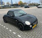 Daihatsu Copen 0.7 16V 50KW Turbo 2004 Zwart, Voorwielaandrijving, 4 cilinders, Cabriolet, Copen