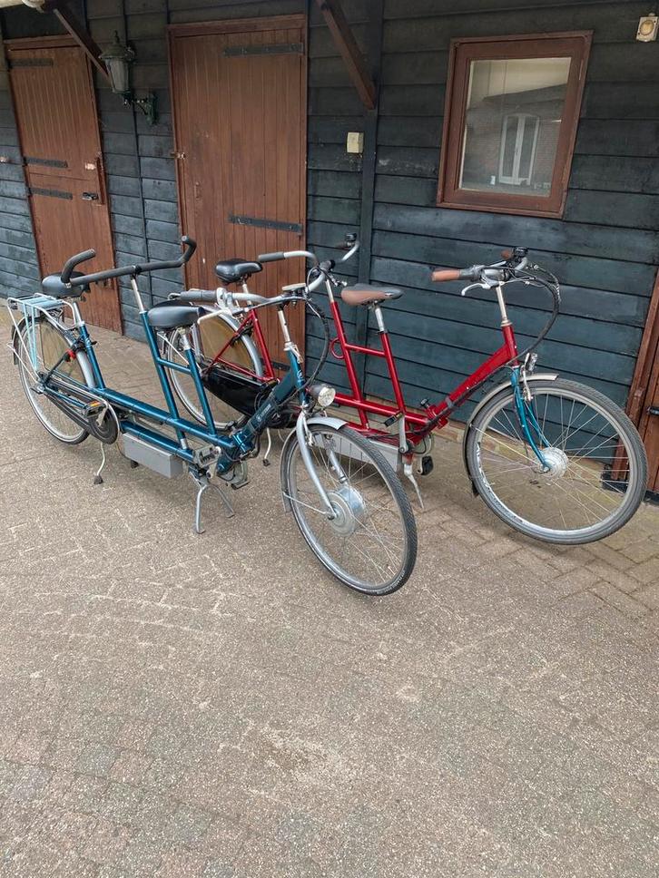 Elektrische van raam tandem te huur / te koop, Fietsen en Brommers, Fietsen | Tandems, Gebruikt, Minder dan 10 versnellingen, 53 tot 57 cm