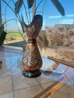 Decoratieve koperen vaas met gedetailleerd patroon, Ophalen of Verzenden