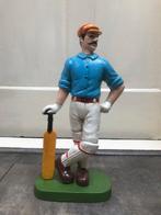 Engels gietijzeren beeld, cricketspeler, Ophalen of Verzenden