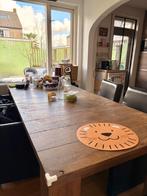 Long Dining table 100€ and dining chair, Ophalen, Gebruikt, 100 tot 150 cm, 200 cm of meer