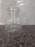 Glazen theepot met waxinelichthouder, Ophalen of Verzenden, Zo goed als nieuw