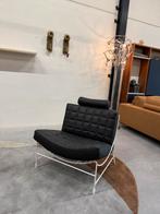 Nieuw Leolux Volare Fauteuils zwart wit design stoel leer