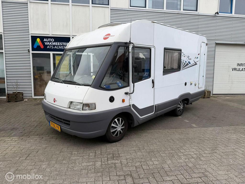 Fiat Burstner camper, Euro 2, Gebruikt, 4 cilinders, 116 pk