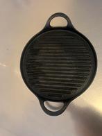 Gietijzeren grillpan/ barbecue plaat, Gebruikt, Ophalen of Verzenden, Koekenpan of Braadpan, Gietijzer