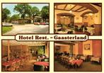Hotel Rest. - Gaasterland - Rijs - 4 afb - 1984 gelopen, Ophalen of Verzenden, Voor 1920, Gelopen, Noord-Brabant