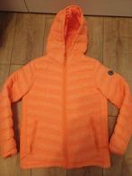 Oranje gewatteerde jas met capuchon, Maat 38/40 (M), Oranje, Ophalen of Verzenden, Onbekend
