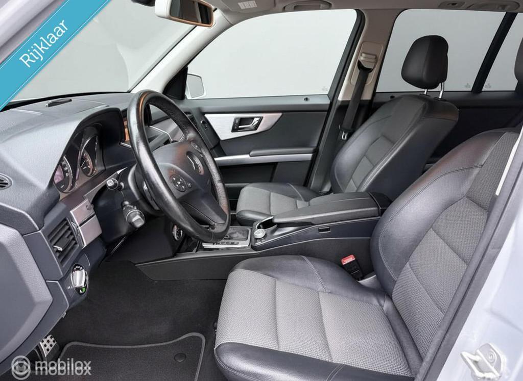 Mercedes GLK-klasse GLK280 4-Matic Aut Cruise Xenon Navi Apk, Auto's, Gebruikt, Zwart, 2000 kg, Leder en Stof