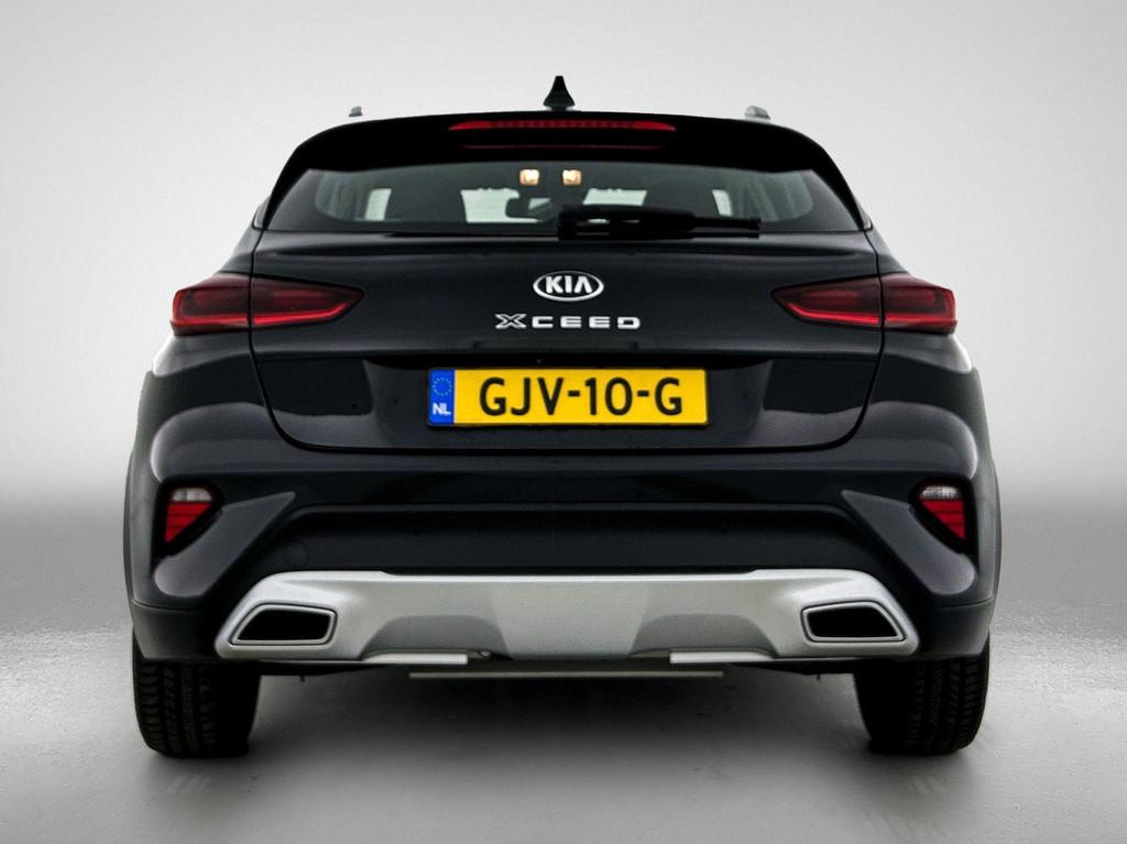 Kia XCeed 1.6 GDi PHEV DynamicPlusLine, Auto's, Kia, Gebruikt, Leder en Stof, Zwart, Plug-in hybride