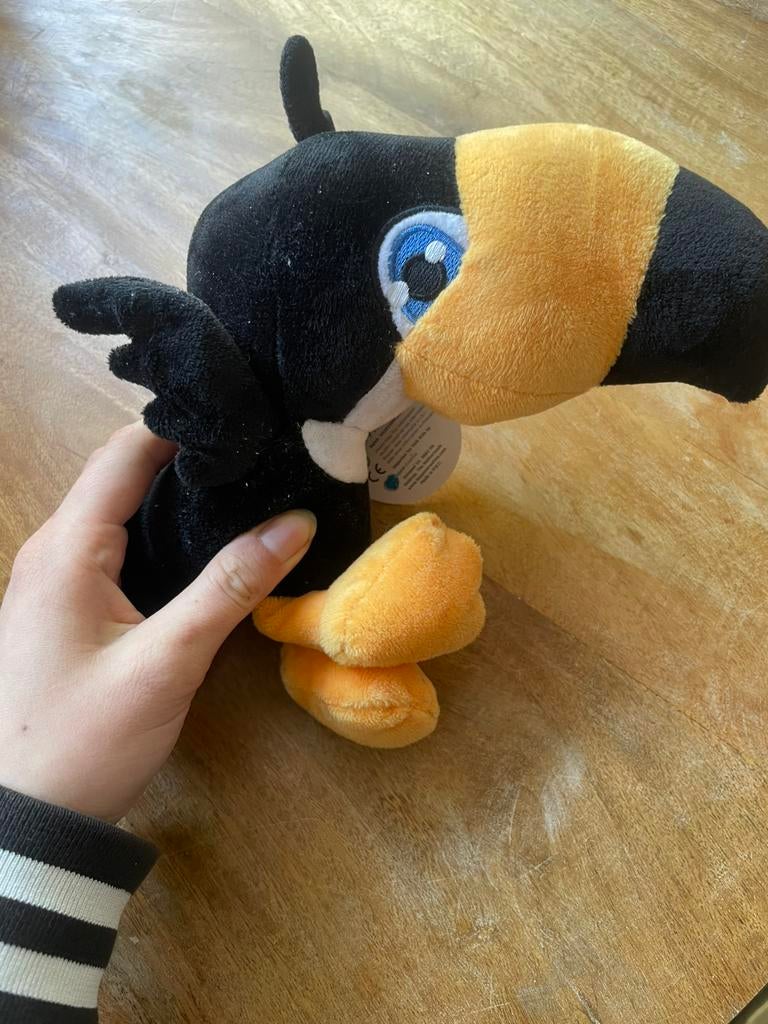 Knuffel toekan, Ophalen of Verzenden, Nieuw, Meerkleurig, Overige typen