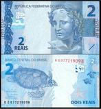 Brazilie 2010, 3 nieuwe opvolgende Biljetten (UNC), Ophalen of Verzenden, Zuid-Amerika, Setje