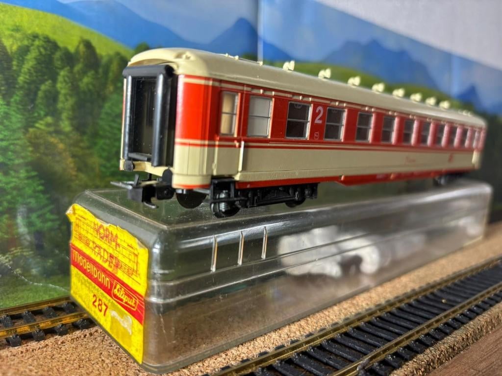 Liliput 287 ÖBB 2e klas type Schürzen, Gebruikt, Gelijkstroom, Verzenden, Wagon