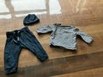Newborn jongenssetje thirt lange mouwen,broek &muts zgan, Kinderen en Baby's, Babykleding | Maat 56, Ophalen of Verzenden, Zo goed als nieuw