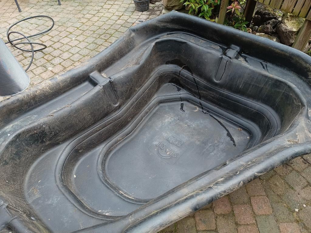 Kunststof vijver, Ophalen, Gebruikt