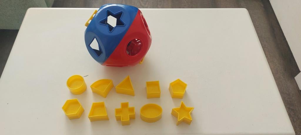 Vintage Tupperware Shape-O Toy vormensorteerder vormenstoof, Kinderen en Baby's, Ophalen of Verzenden, Gebruikt