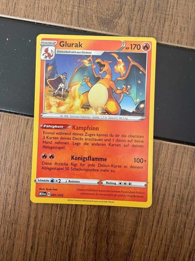 Glurak 170, Ophalen of Verzenden, Zo goed als nieuw, Losse kaart