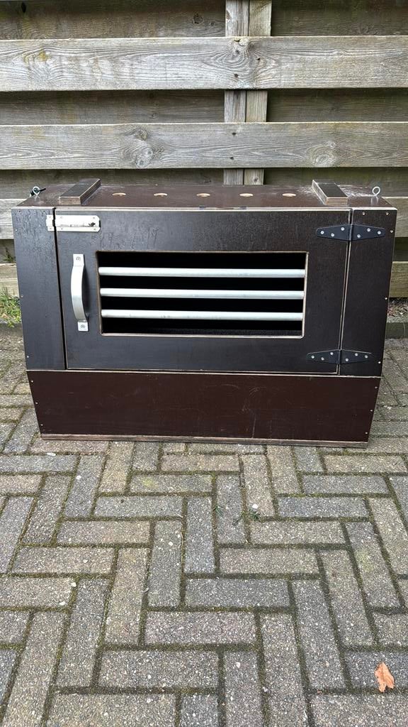 Hondenbench heel erg stevig,  multiplex, Ophalen, Zo goed als nieuw