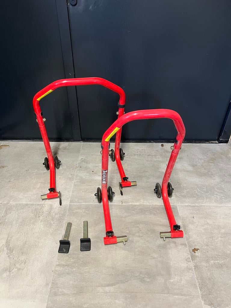 Paddockstand set voor en achter, Motoren, Accessoires | Overige, Ophalen