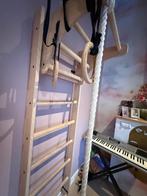 Houten Klimrek / wandrek BenchK beukenhout, Ophalen of Verzenden, Zo goed als nieuw, Klimnet, Aanbouwonderdeel