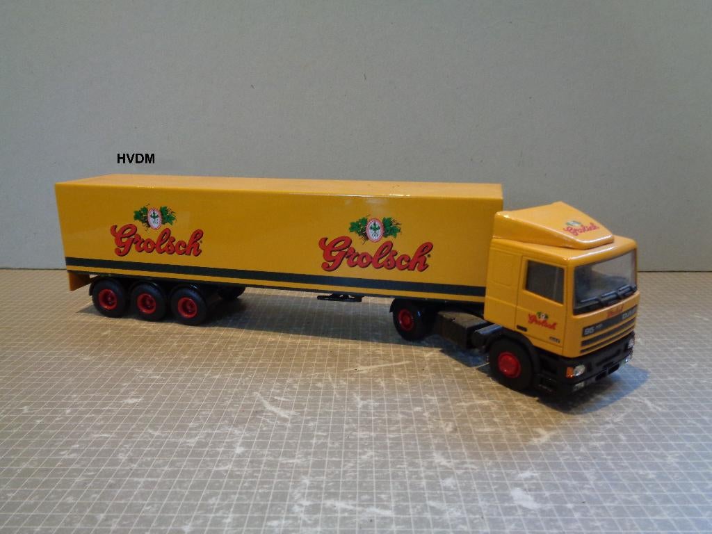 lion daf 95 grolsch, Hobby en Vrije tijd, Modelauto's | 1:50, Ophalen of Verzenden, Zo goed als nieuw, Bus of Vrachtwagen, Lion Toys