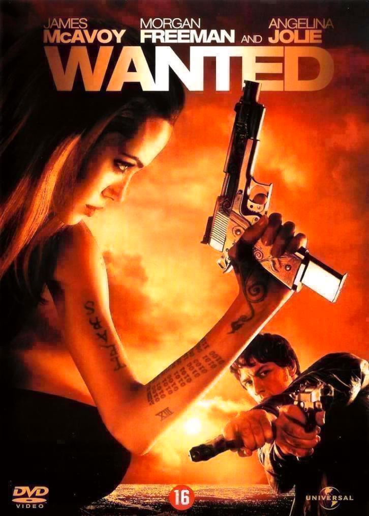 Wanted (Angelina Jolie), Cd's en Dvd's, Dvd's | Actie, Zo goed als nieuw, Actie, Vanaf 16 jaar, Ophalen of Verzenden