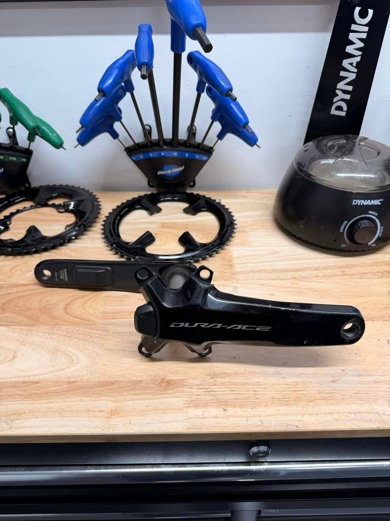 Duraace powermeter dubbel 172,5mm, Ophalen, Zo goed als nieuw