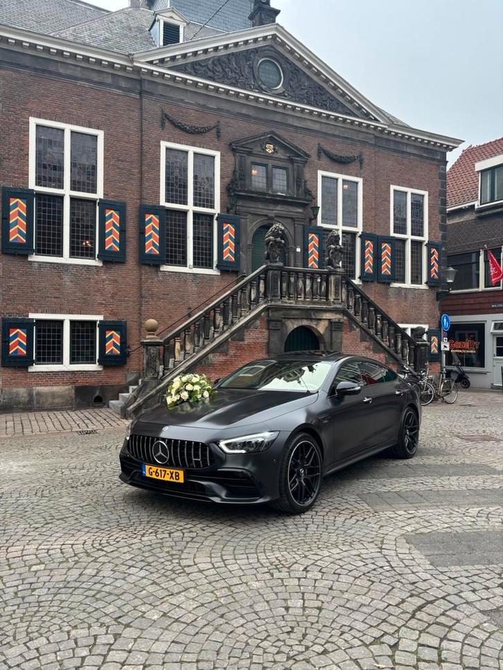 Mercedes AMG GT Trouw/Gala/VIPauto Huren Inclusief Chauffeur, Diensten en Vakmensen, Verhuur | Auto en Motor, Trouwauto, Met chauffeur