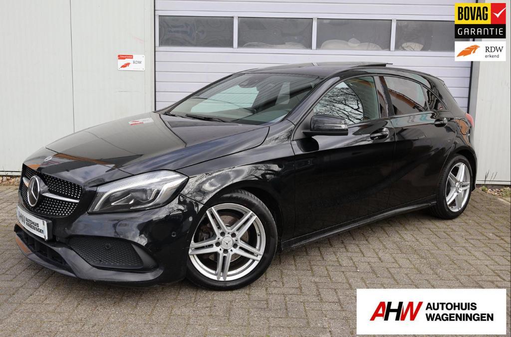 Mercedes-Benz A200 | KEYLESS | LEER | PANO, Zwart, Bedrijf, 19 km/l, USB