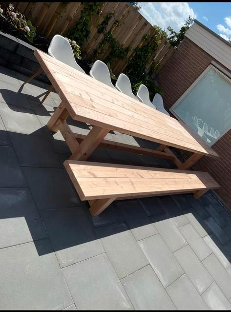 Douglas buitentafel, Tuin en Terras, Picknicktafels, Nieuw, Rechthoekig, Hout, Ophalen of Verzenden